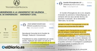 El grupo de catedráticos, decanos y jefes de mantenimiento que 'salvó' a 1.718 alumnos en la Universitat de València
