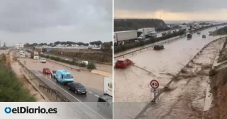 Las fuertes lluvias dejan inundaciones, vehículos arrastrados y rescates en Almería