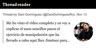El ejercicio de manipulación que ha llevado a cabo aquí Iker Jiménez para tratar de eludir su responsabilidad