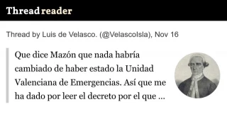 Que dice Mazón que nada habría cambiado de haber estado la Unidad Valenciana de Emergencias. Así que me ha dado por leer el decreto por el que se creó