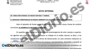 Un conseller de Mazón ordenó antes de la DANA a sus trabajadores que se resguardaran en "instalaciones seguras"