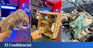 El 'manitas' que está reparando gratis la montaña de electrónica destruida en Valencia