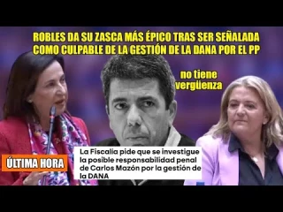 El no va más del PP: ahora la culpa de la tragedia de la DANA es de Margarita Robles. La ministra humilla a una senadora tras tal afirmación