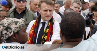 Macron, a los afectados por el ciclón en Mayotte: "Si esto no fuera Francia, estaríais 10.000 veces más en la mierda"