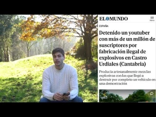 Me acusan de enseñar a fabricar explosivos