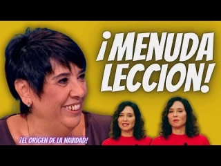 La “LECCIÓN” sobre la NAVIDAD a Ayuso de Nieves Concostrina - ¡Todo HA SIDO un INVENTO!