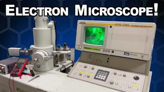 El tipo al que le dieron un microscopio electrónico de barrido estropeado y que ahora lo tiene en funcionamiento en su casa