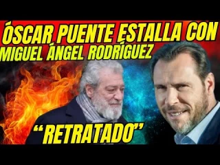 Óscar Puente le quita la careta a Miguel Ángel Rodríguez: "Falsean la realidad e inculpan al fiscal"