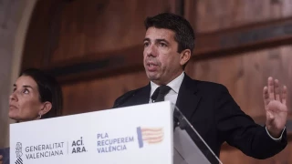 Mazón intenta enmendar su mentira sobre las "cero ayudas" del Gobierno pero se niega a pedir perdón por Gaza