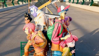 Un ninot rinde homenaje a los voluntarios de la DANA: "No dudaron en tirarse al barro"