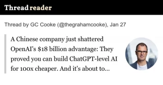 DeepSeek puede desencadenar la mayor caída del mercado desde la burbuja de las puntocom. EN