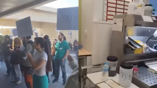 El 12 de Octubre prohíbe una protesta de sanitarios que denuncian intoxicación por formol: "Están vomitando mientras trabajan"