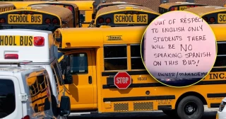 Suspenden a conductor de autobús escolar en EEUU por prohibir a los alumnos hablar en español