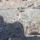 Descubren pinturas con escenas de vendimia en la Villa Cuomo, sepultada por la misma erupción que destruyó Pompeya y Herculano