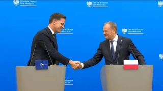 Rutte se reúne con Tusk y escala el lenguaje bélico ante Putin: "Nuestra respuesta será devastadora"