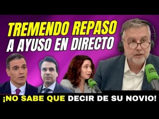 Alsina destroza a Ayuso en directo