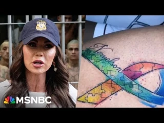 La administración Trump está deportando, sin proceso, a personas a las cárceles del Salvador, por cosas como tener un tatuaje  para concienciar sobre el autismo [Eng]