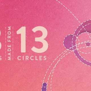 13 animales hechos de 13 círculos [ENG]