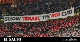 Las gradas de todo el mundo enseñan la tarjeta roja a Israel