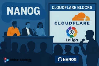 LaLiga bloquea miles de webs por orden judicial y el caso llega a la comunidad internacional de NANOG
