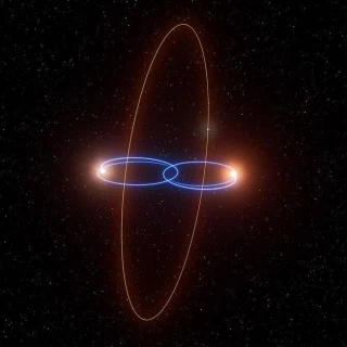 Un hallazgo sorprendente: un planeta que orbita en perpendicular alrededor de una pareja de estrellas