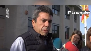 "Las mentiras de Mazón en menos de dos minutos": las palabras del president vs. el listado de llamadas de Pradas