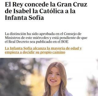 Por el enorme mérito de haber llegado viva a los 18 años