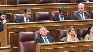 El tesorero de Vox se queda dormido en su escaño del Congreso mientras Sánchez habla del apagón
