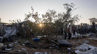 Al menos 34 muertos en un bombardeo israelí contra un campo de desplazados en el sur de Gaza durante Eurovisión