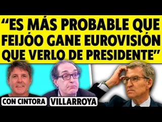 Villaroya: "Feijóo tiene más opciones de ganar Eurovisión que de gobernar España"