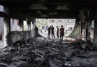 El Ejército de Israel perpetra un ataque con 'robot bomba' contra un almacén de medicinas en Gaza