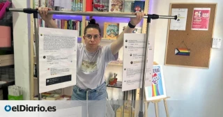 Mensajes de odio a la cara: la respuesta de una librera LGTBI de Cáceres ante los ataques a su negocio