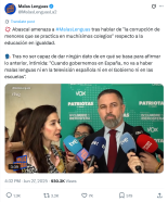 Abascal señala, la extrema derecha ejecuta