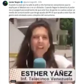 Negre señalando a periodistas y políticos para que sus seguidores los agredan