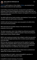 Fuerzas israelíes asaltan instalaciones de la OMS y detienen a personal en Gaza [ENG]