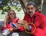 Venezuela: Mientras el pueblo pasa necesidades, Maduro exhibe un lujoso reloj y le hacen señas para que lo esconda