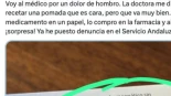 Va al médico con dolor de hombro y acaba poniendo una denuncia en el Servicio Andaluz de Salud por lo que le recetan