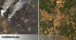 De verde a ceniza en Ourense: las imágenes de satélite anticipan un balance devastador de los incendios