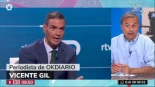 El PP llama “Telepedro” a TVE mientras Telemadrid analiza la entrevista a Sánchez solo con cuatro periodistas de la derecha mediática