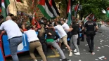 Las protestas contra Israel obligan a La Vuelta a cancelar el final de la etapa en Bilbao