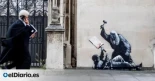 El Tribunal de Londres tapa una obra de Banksy que criticaba la brutalidad judicial contra los manifestantes pro-Palestina