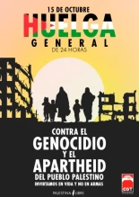 CGT convoca Huelga General de 24 horas en todo el Estado español el próximo 15 de octubre contra el genocidio y el apartheid en Palestina