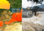 Un dipolo térmico en el Mediterráneo alimenta las lluvias torrenciales
