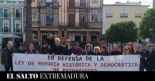 El movimiento memorialista extremeño rechaza la Ley de Concordia de PP y Vox