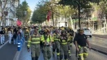 Bomberos forestales de toda España se manifiestan en Madrid para reivindicar mejoras en sus condiciones laborales