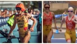 Sábado épico de la triatleta Sara Pérez en Australia: bronce en el T100 y guía a Susana Rodríguez al oro Mundial