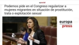Réplica de StopAbolicion a la propuesta de Podemos para regularizar con papeles a (sólo) mujeres prostitutas