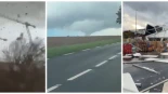 Grúas volcadas, tejados arrancados...: un violento tornado causa un muerto y varios heridos en el norte de Francia  (Fr)