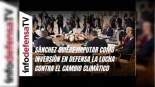 Sánchez vuelve a desafiar a la OTAN al querer imputar como inversión en defensa la luchar contra el cambio climático