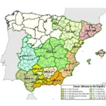 Zonas productoras de aceite de oliva en España